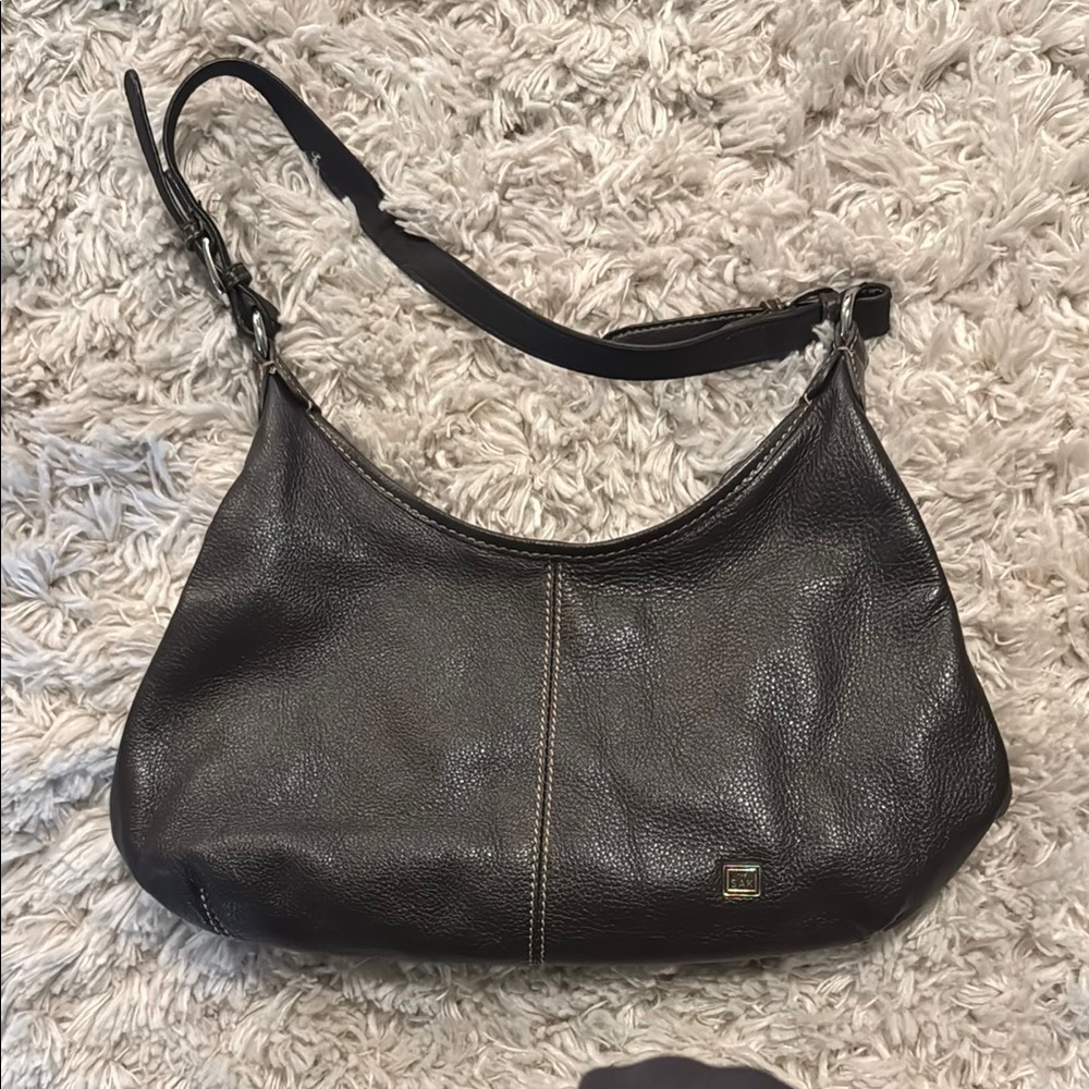 Brown The SAK  Leather Shoulder Bag
